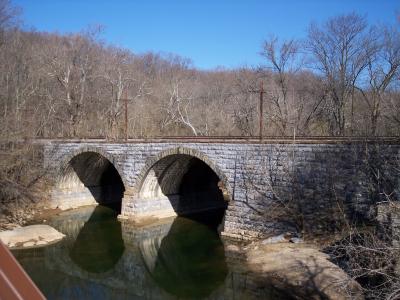 Railroad bridge over Catoctin Creek