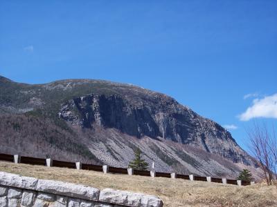 Closeup of Cannon mountain