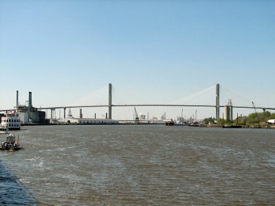 Bridge across Savannah river to South Carolina
