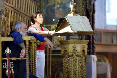 Fascinated Orthodox Priest - Bethlehem