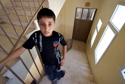 Boy in refugee camp - Jerusalem