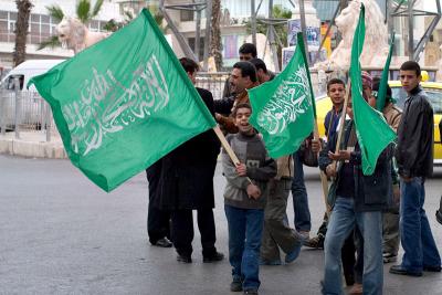 Hamas supporters - Ramallah