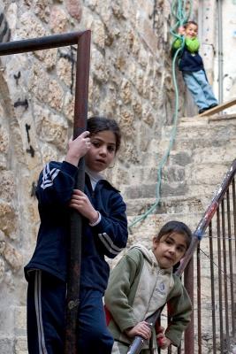 Three children - Jerusalem