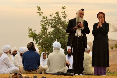 Jews and Sikhs - Tekoa, West Bank