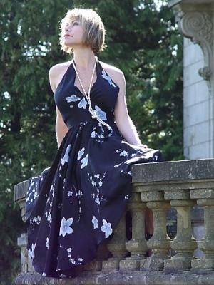 Tatyana Wearing Broad-Minded Clothing's Marilyn Dress