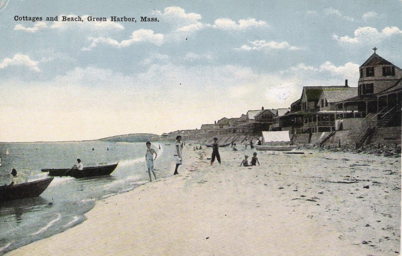 Green Harbor - Beach with Boats