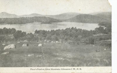 Place's Pond on Alton Mountain, Gilmanton I.W.N.H.