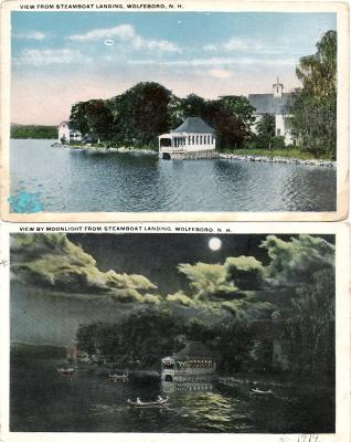 Boathouse in the Daytime and at Night