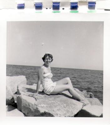 Snapshot 1961 - On the Jetty at Brant Rock