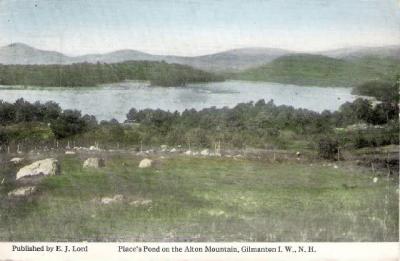 View of Places Pond (now Sunset Lake)