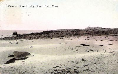 Brant Rock - View of the Rocks - 1918