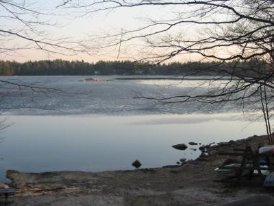 Sunset Lake Ice-Out 3-31-06