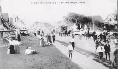 Labor Day Parade Postcard