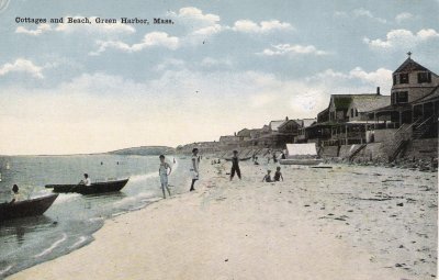 Green Harbor - Beach with Boats