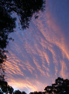 An Evening Sky in Bendigo Victoria