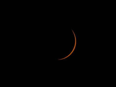 2008 Total Solar Eclipse Partial Phase After Totality