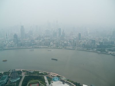 View From Top of Oriental Pearl Tower - The Bund