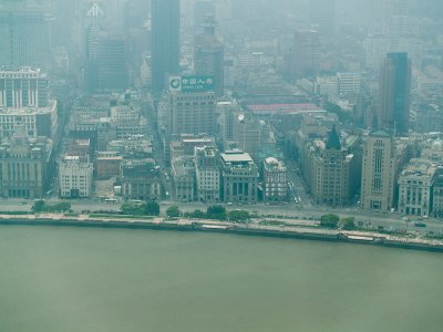 View From Top of Oriental Pearl Tower - The Bund