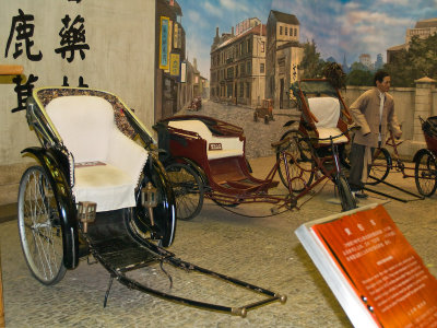 Museum Inside Oriental Pearl Tower - Rickshaws