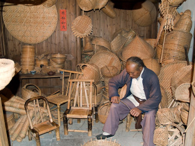 Museum Inside Oriental Pearl Tower - Bamboo Baskets