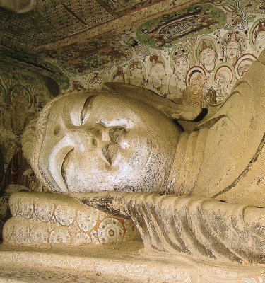 Mogao Grotto Relaxed Buddah 16 Meters Long