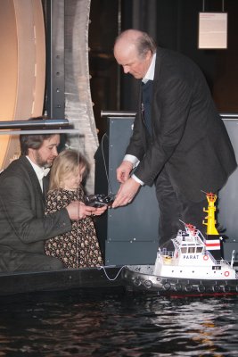Åpning av utstillingen Skipet på Maritimt Museum, mars 2010