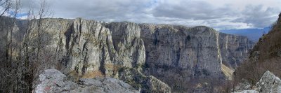 Vikos canyon view from Oxia 2