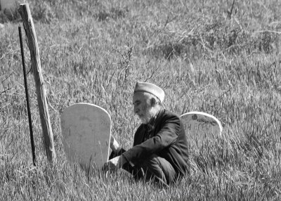 in muslim cemetery