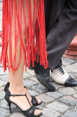 Tango Dancers in Caminito - Boca