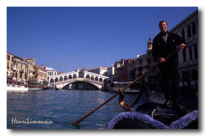 Venise  Gondolier