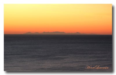 La Corse vue de Nice