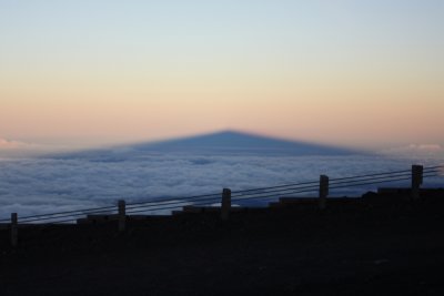 shadow of Mauna Kea
