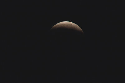 Gedeeltelijke maansverduistering / Partial lunar eclipse