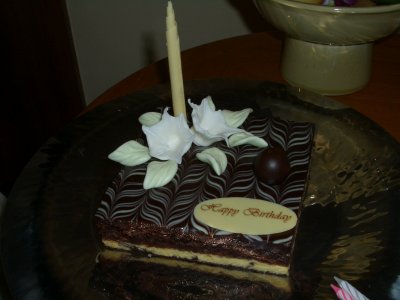 Birthday cake from Marriott Resort