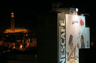 Nescafe and the Mosque of Hassan II