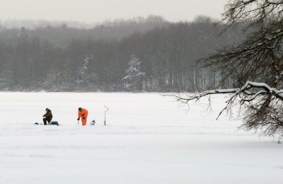 An ice fisherman's dream -- Yellow Creek State Park, PA