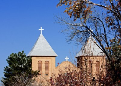 St. Albino's in Mesilla, NM  (rebuilt in early 1900s)