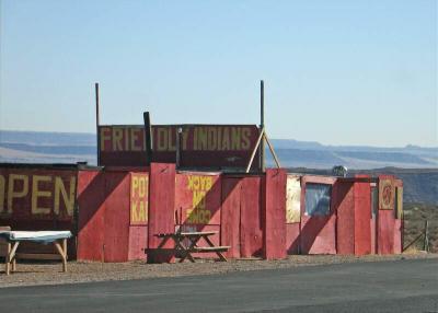 Don't be frightened: Navaho Reservation has friendly Indians