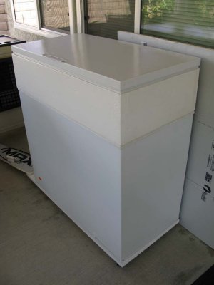Freezer conversion to kegerator
