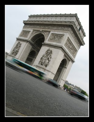 Place de la Concorde, Champs Elyses, Arc de Triomphe