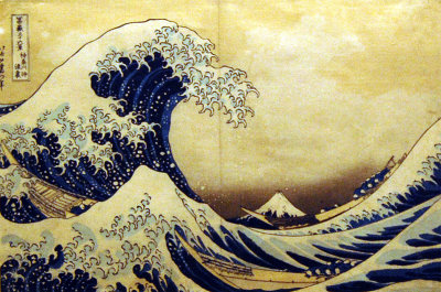 The great wave of kawagana.