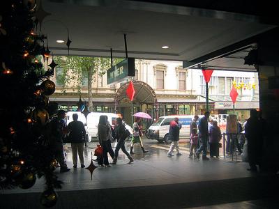 Shoppers Bourke street mall
