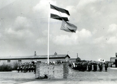 March past at airbase Volkel