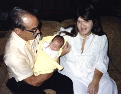 Dad, Eric and Nancy, October 1986 Sumner, WA