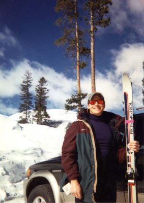 Skiing Colorado with Tim, 1994 (photo by Tim)