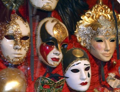 Masks of Le Carnevale - Venice