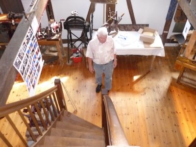 The Heimat Museum (Friedel is the older gentleman)
