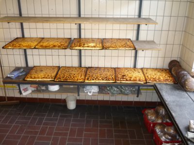 This is the cakes that we made in the oven. Heavy little things