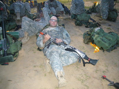 me after the 7 mile ruck march