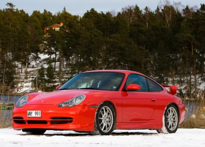 C4 Porsche in the Snow